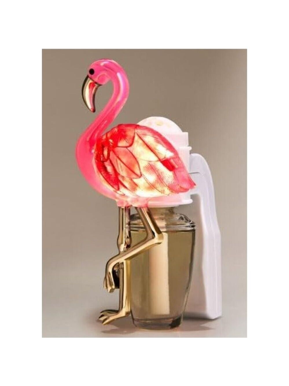 PINK HAPPY FLAMINGO WALLFLOWER PLUG NIGHTLIGHT SCENT CONTROL BATH & BODY WORKS - Picture 3 of 6